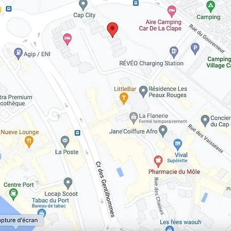 شقة Cap City, Modeste Rez-de-jardin 500m Et Du Port آجد